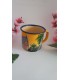 Mug émaillé tropical
