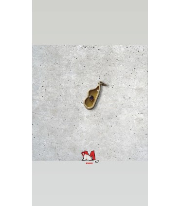 Pendentif Madagascar pierre violette