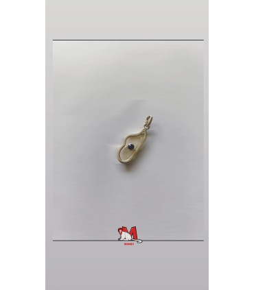 Pendentif Madagascar pierre saphir