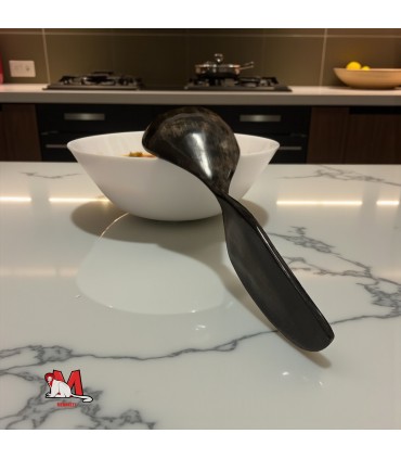 Louche en corne de zébu