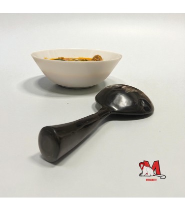 Louche en corne de zébu