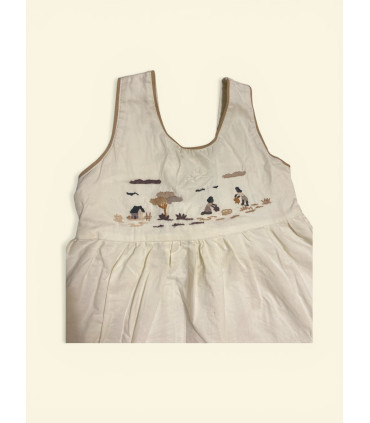 Robé d'été brodée 2 ans