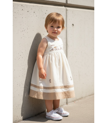 Robé d'été brodée 2 ans