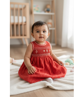 Robe à smocks 6 mois