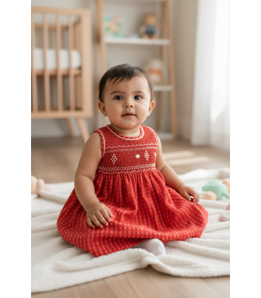 Robe à smocks 6 mois