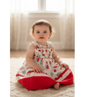 Robe à smocks 6 mois