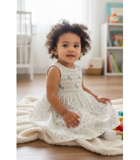 Robe à smocks 1 an
