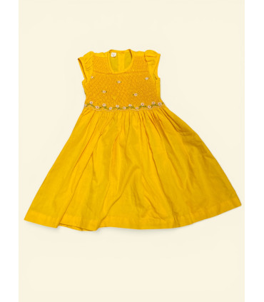 Robe à smocks 2 ans
