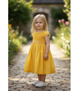 Robe à smocks 2 ans