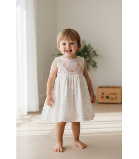 Robe à smocks 2 ans