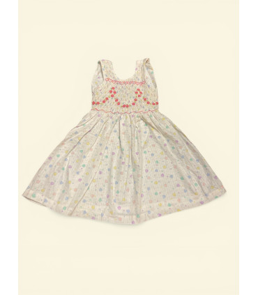 Robe à smocks 2 ans