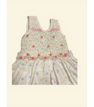 Robe à smocks 4 ans
