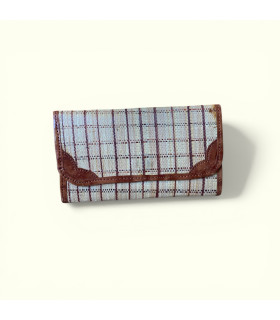 pochette fine marron