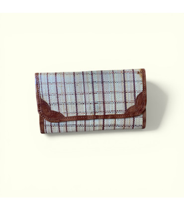 pochette fine marron