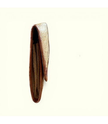 pochette fine marron