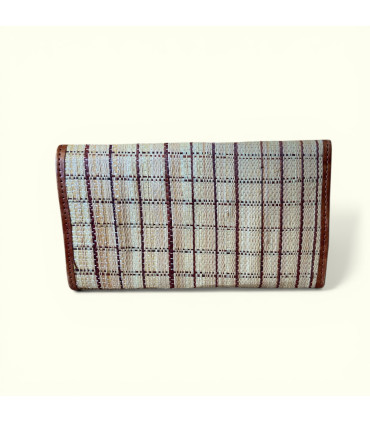 pochette fine marron