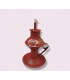 Lampe à pétrole rouge upcycling